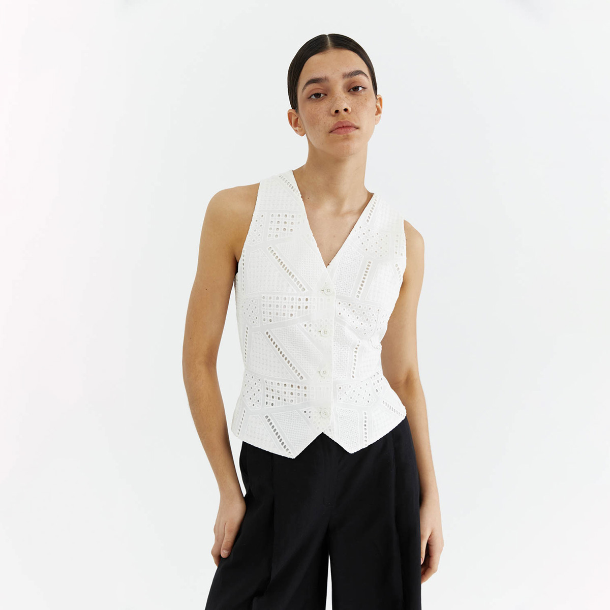 

Жилет, Молочный