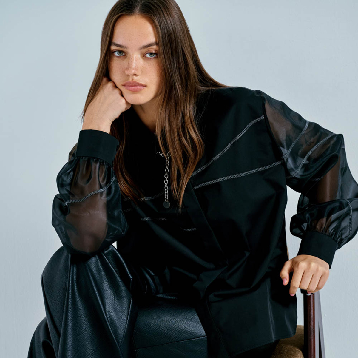 

Блузка, Черный