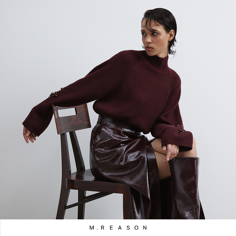 

Свитер, Бордовый