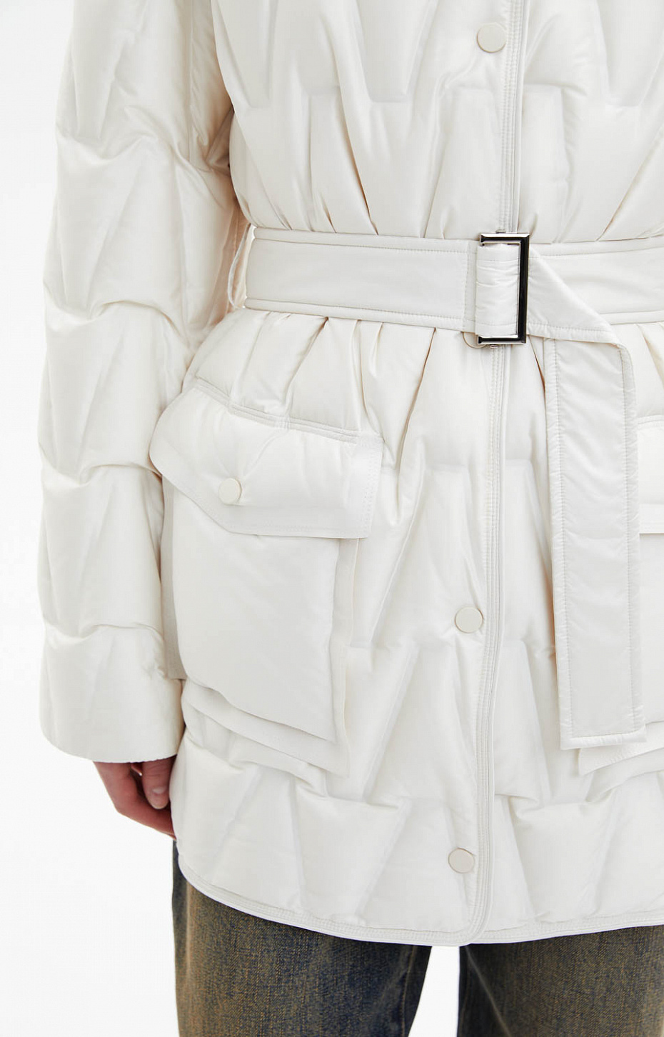 Пальто стеганое