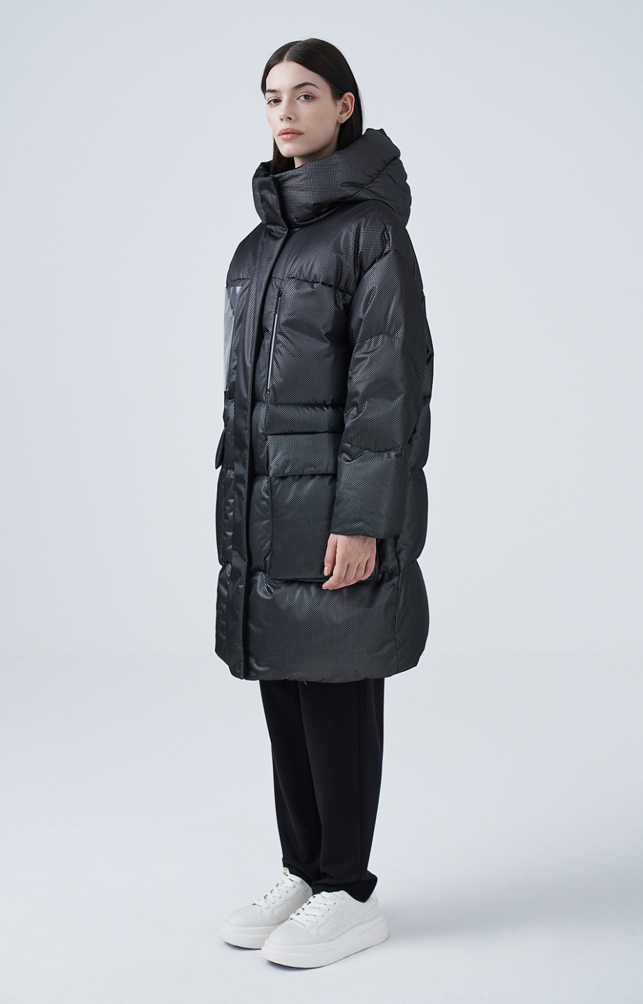 Пальто стеганое