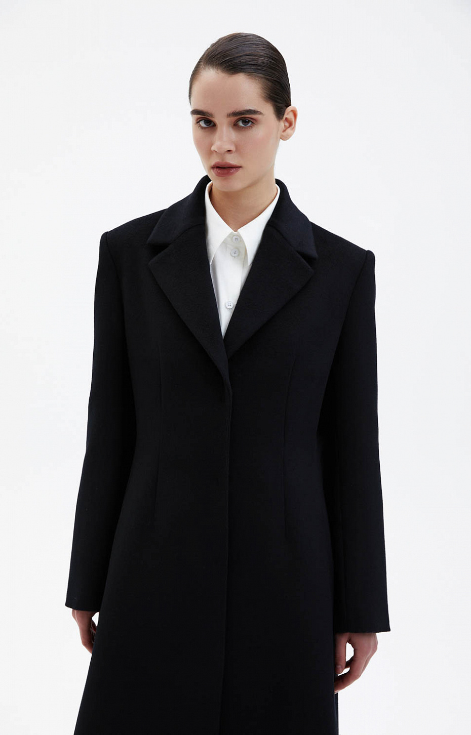 Пальто из драпа