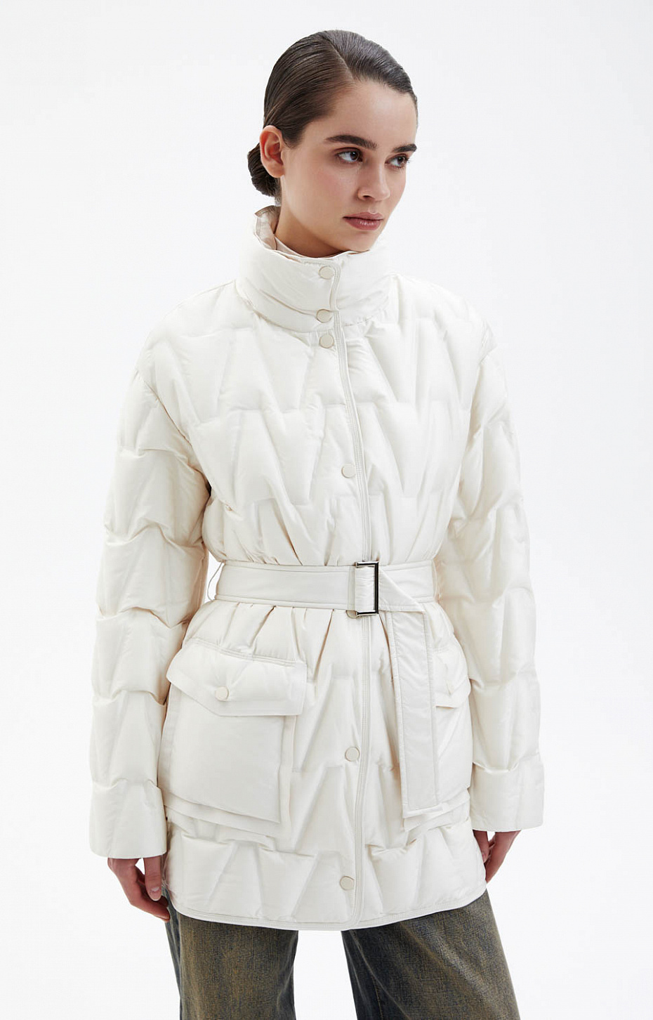 Пальто стеганое