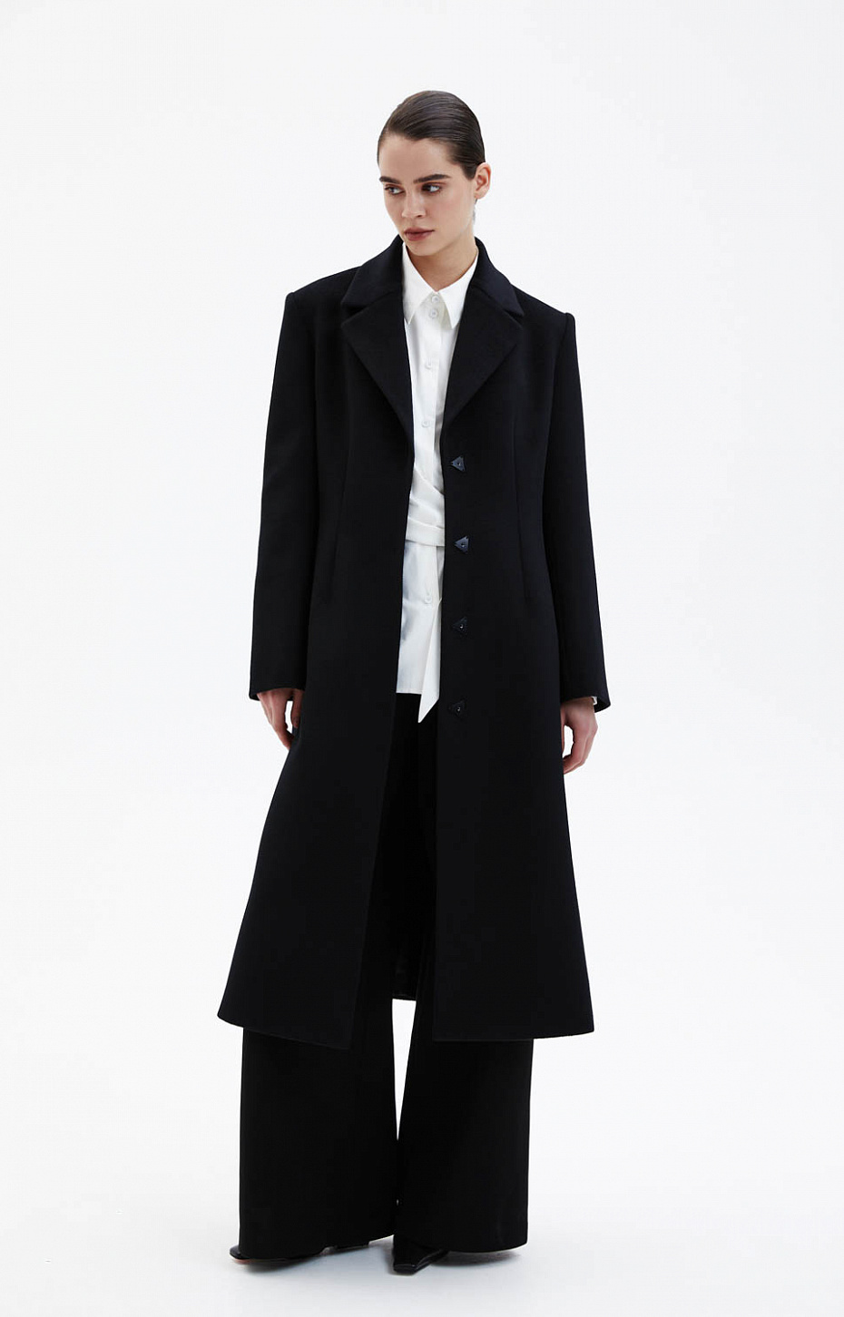 Пальто из драпа