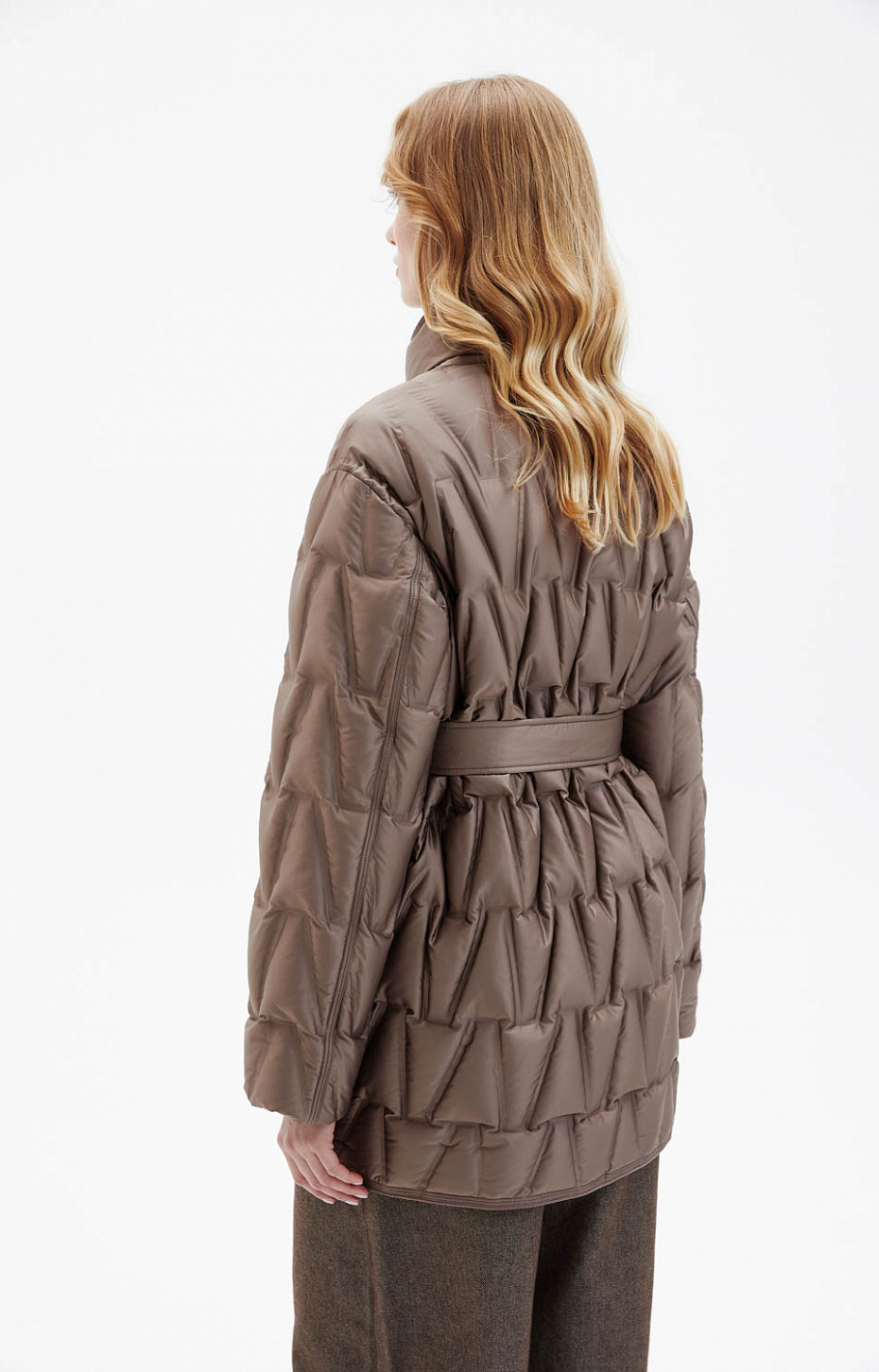 Пальто стеганое