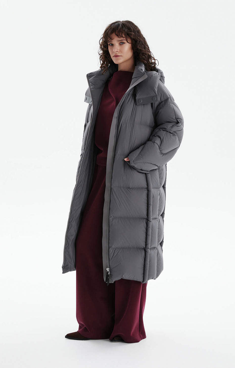 Пальто стеганое