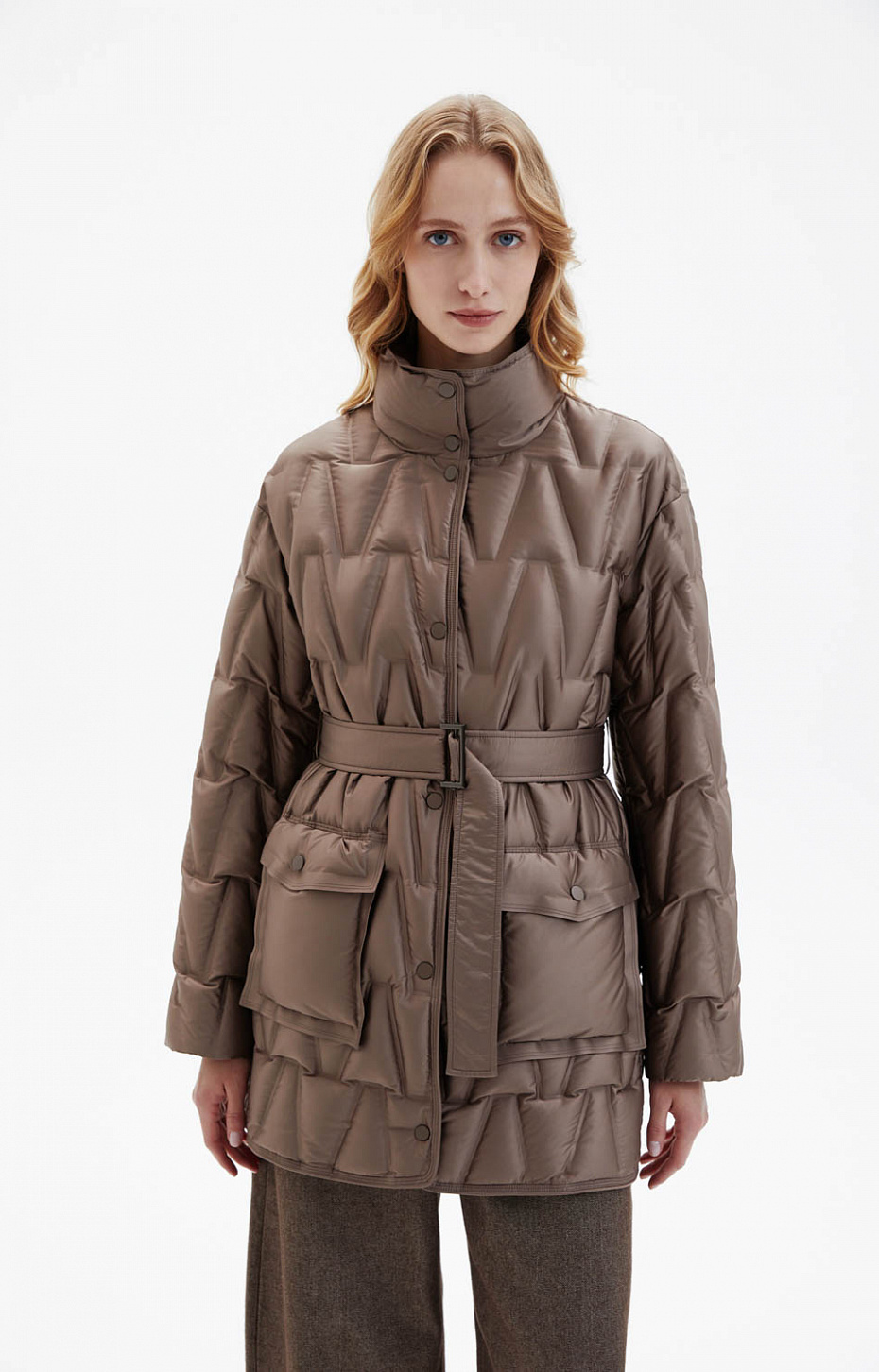 Пальто стеганое