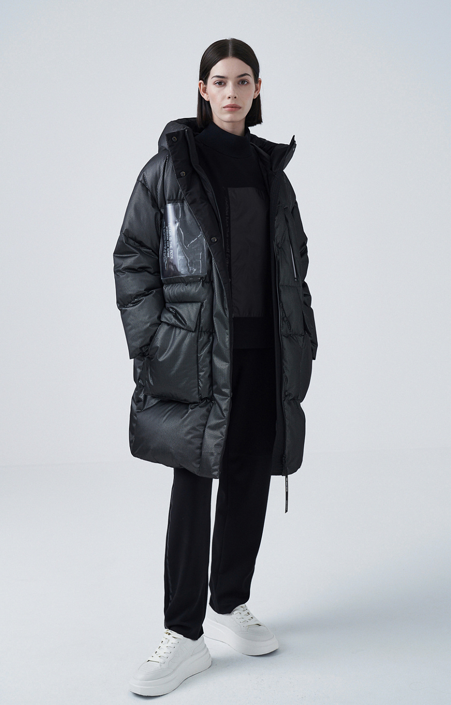 Пальто стеганое